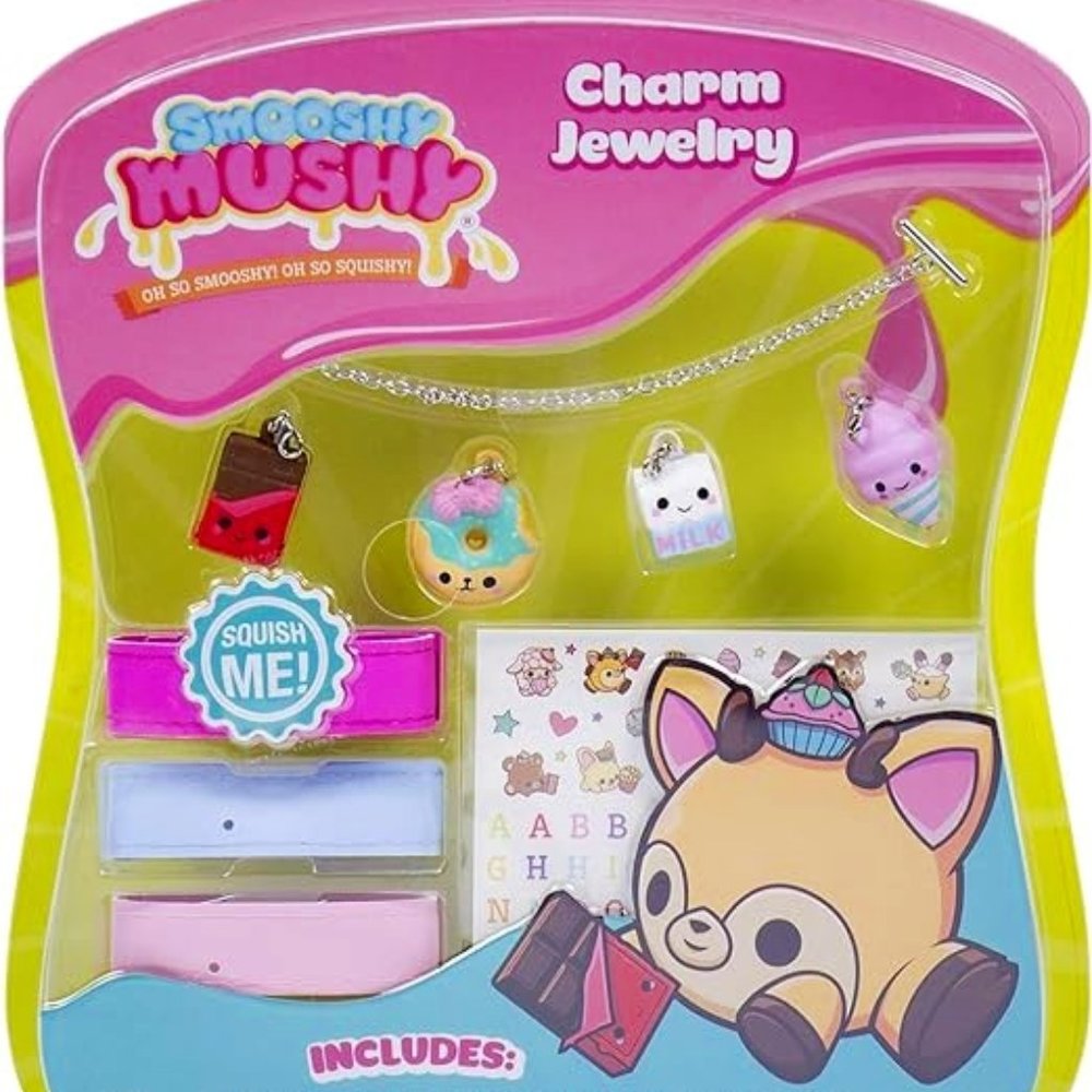 Smooshy Mushy Charm Jewelry Gift Set Cute Jewelry Gift Set New